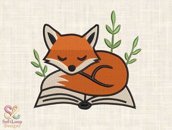 Cozy Reading Machine Embroidery Design
