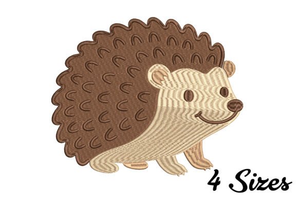Hedgehog Embroidery Design