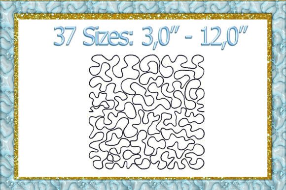 Stipple Quilt Block Embroidery Design